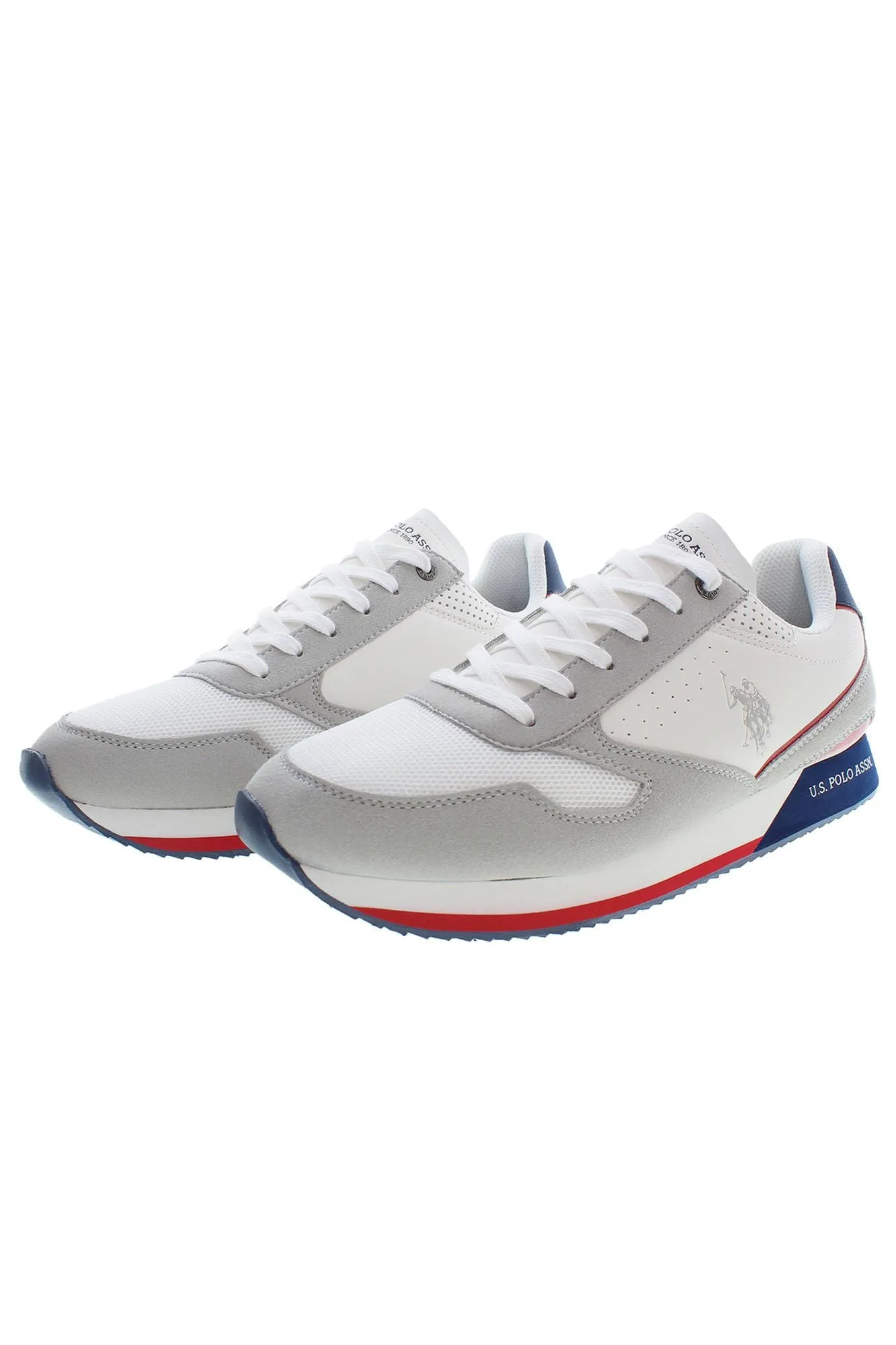 White Polyester Men Sneaker sold by Louxly product image thumbnail 2
