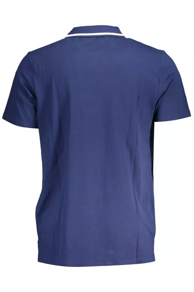 Blue Cotton Men Polo Shirt sold by Louxly product image thumbnail 2