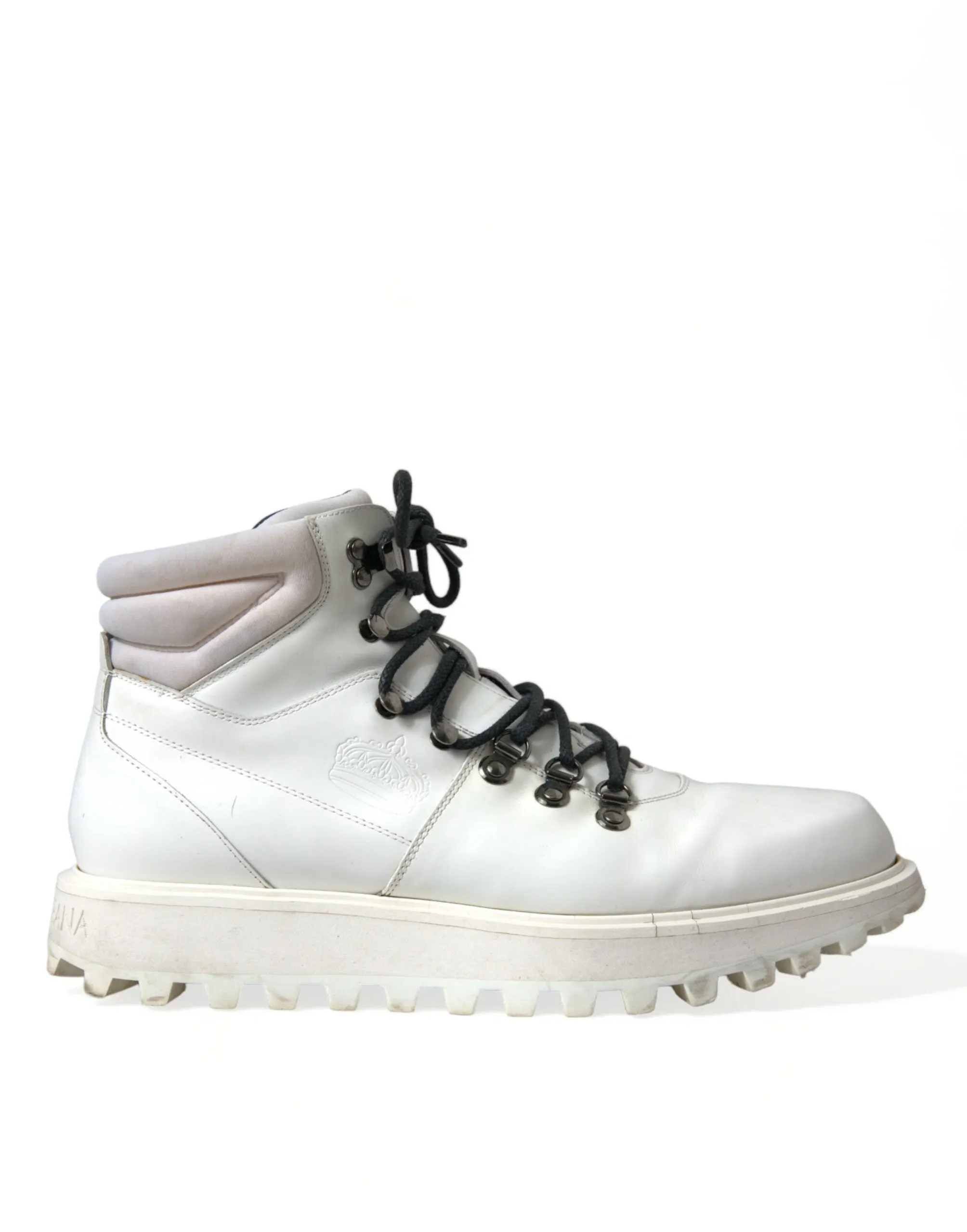Pristine White Italian Ankle Boots sold by Louxly