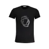 Black Cotton T-Shirt sold by Louxly