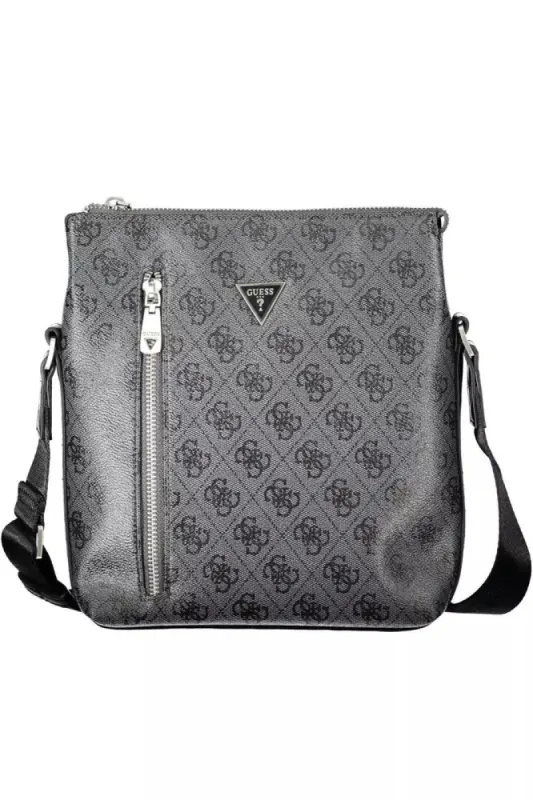 Black Polyester Men Shoulder Bag sold by Louxly