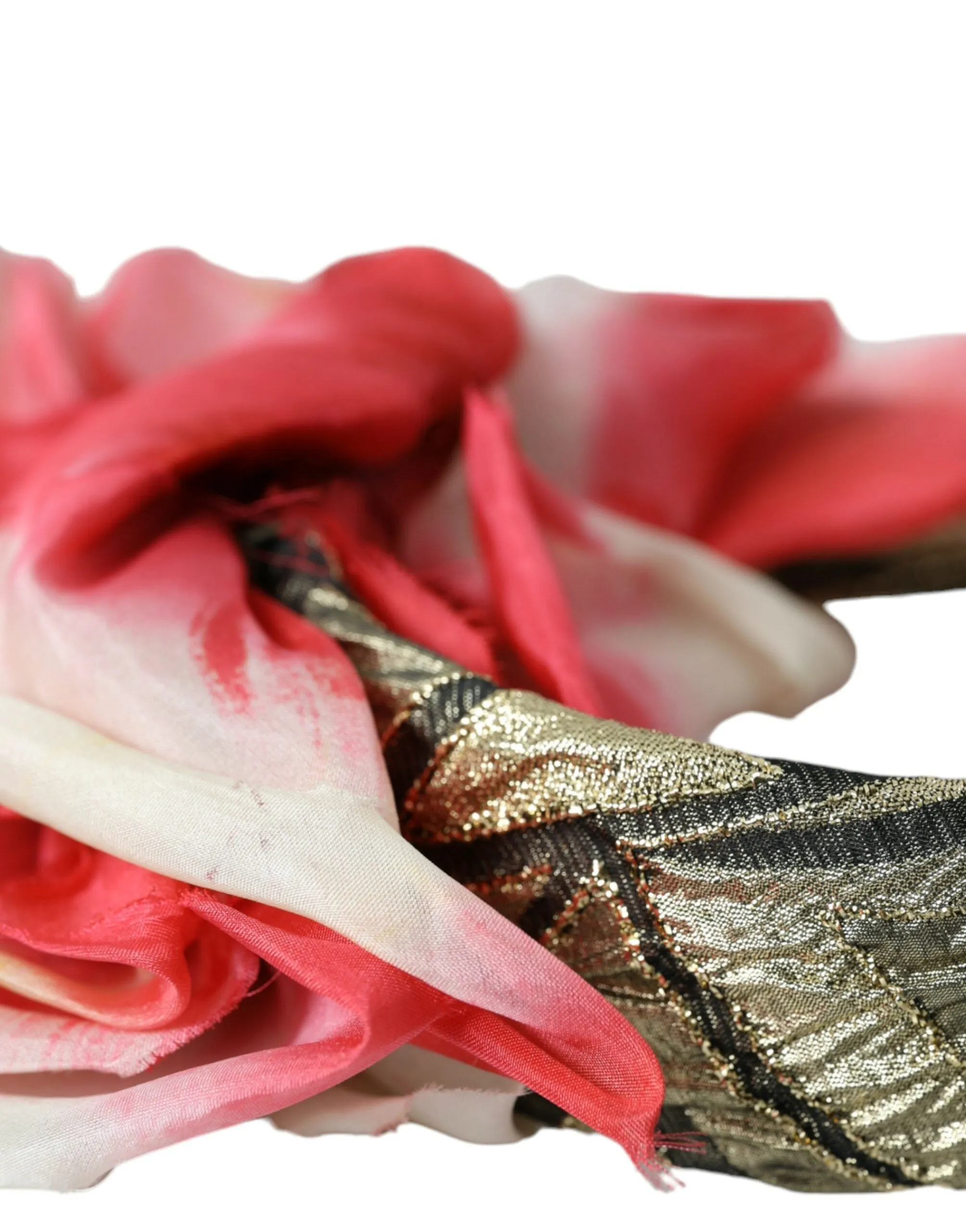 Multicolor Floral Applique Silk Women Headband Diadem sold by Louxly product image thumbnail 5