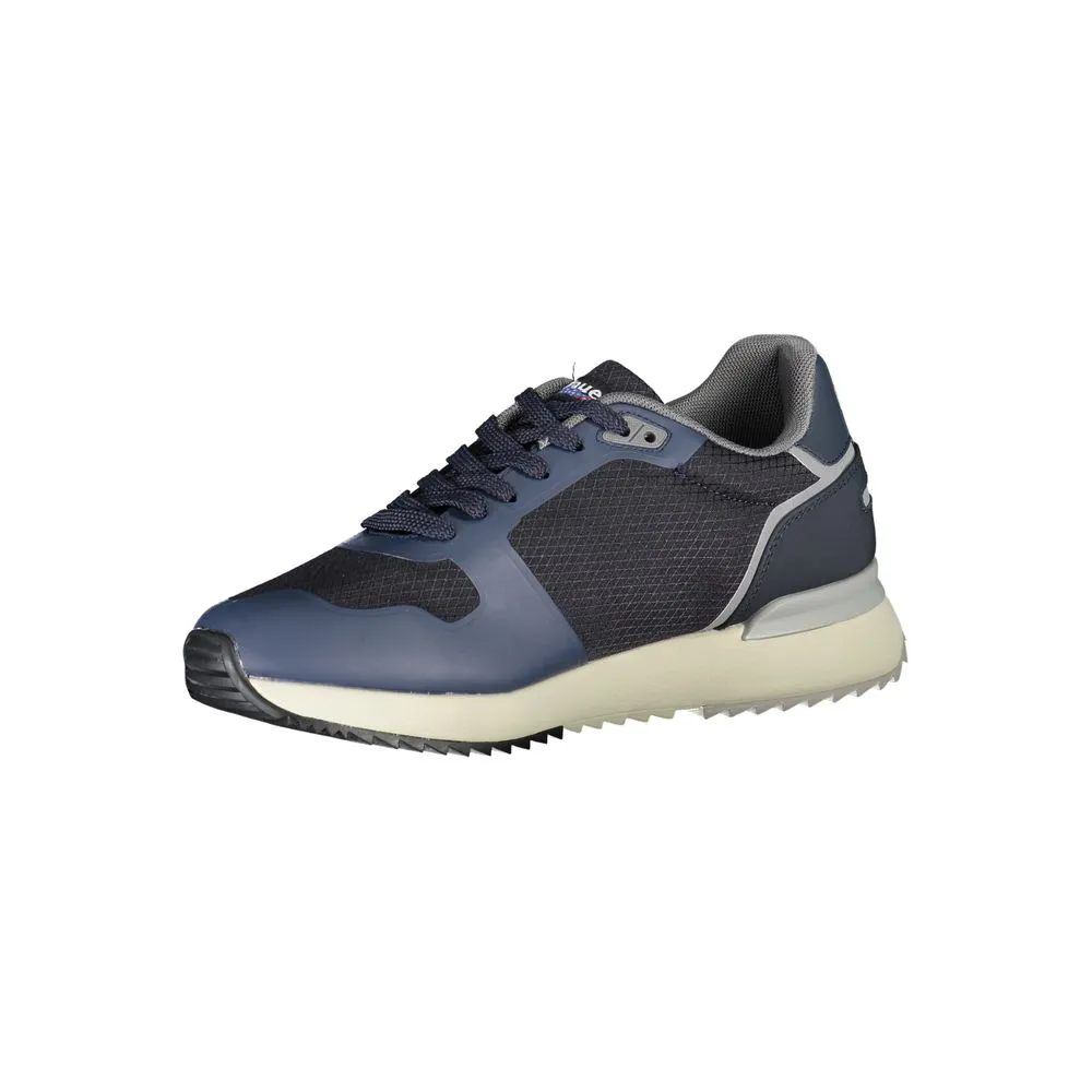 Dapper Blue Sneakers with Contrast Detailing sold by Louxly product image thumbnail 2
