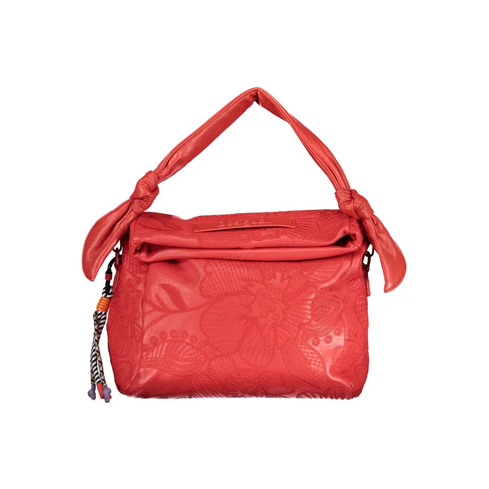 Red Polyethylene Handbag sold by Louxly