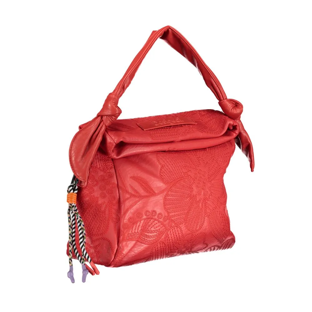 Red Polyethylene Handbag sold by Louxly product image thumbnail 3