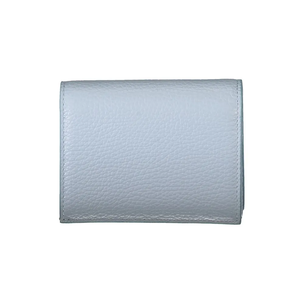 Light Blue Leather Wallet sold by Louxly product image thumbnail 2