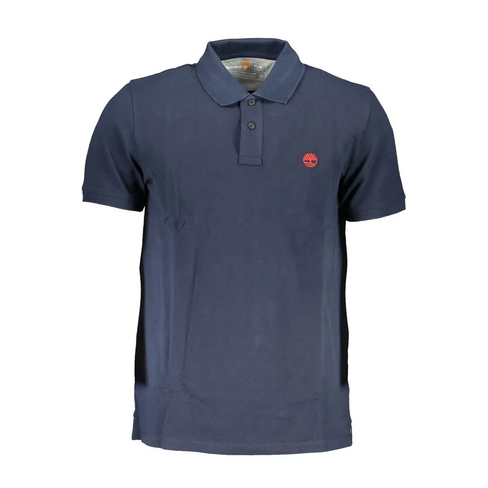 Blue Cotton Polo Shirt sold by Louxly