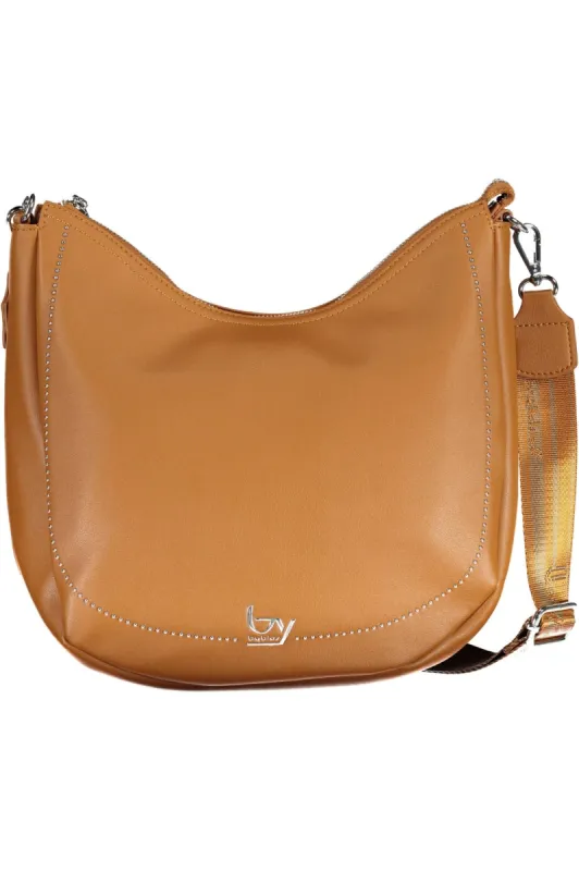 Chic Brown Handbag with Contrasting Details sold by Louxly