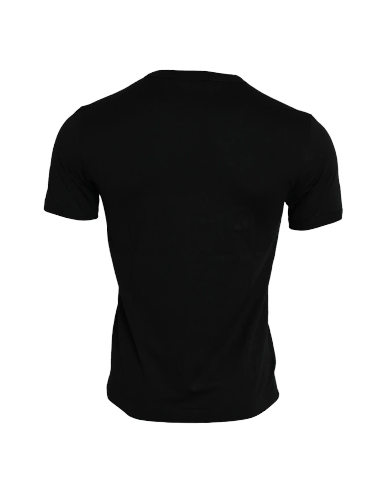 Black #DGFamily Cotton Crew Neck T-shirt sold by Louxly product image thumbnail 2