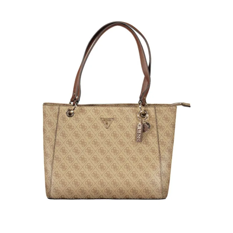 Beige Polyethylene Handbag sold by Louxly