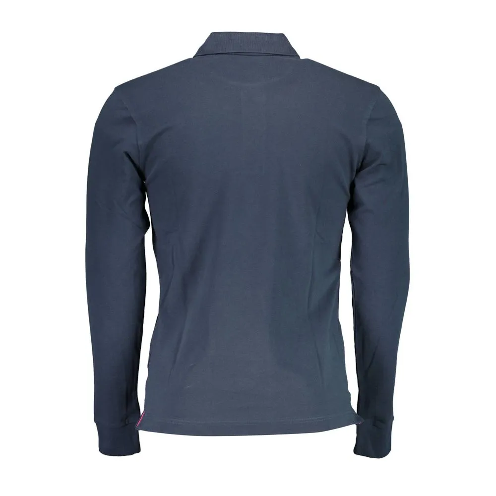 Elegant Long-Sleeved Slim Fit Polo Shirt sold by Louxly product image thumbnail 3