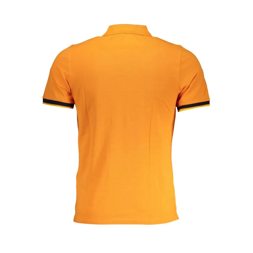 Vibrant Orange Contrast Detail Polo sold by Louxly product image thumbnail 2