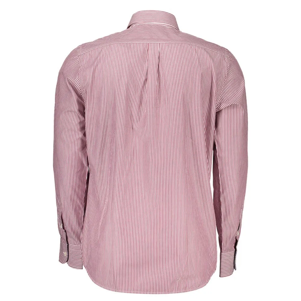 Elegant Pink Narrow Fit Long Sleeve Shirt sold by Louxly product image thumbnail 2