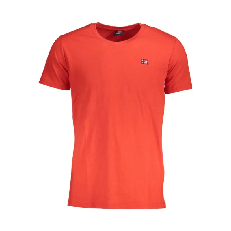 Red Cotton T-Shirt sold by Louxly