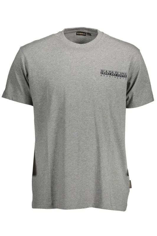 Gray Cotton Men T-Shirt sold by Louxly