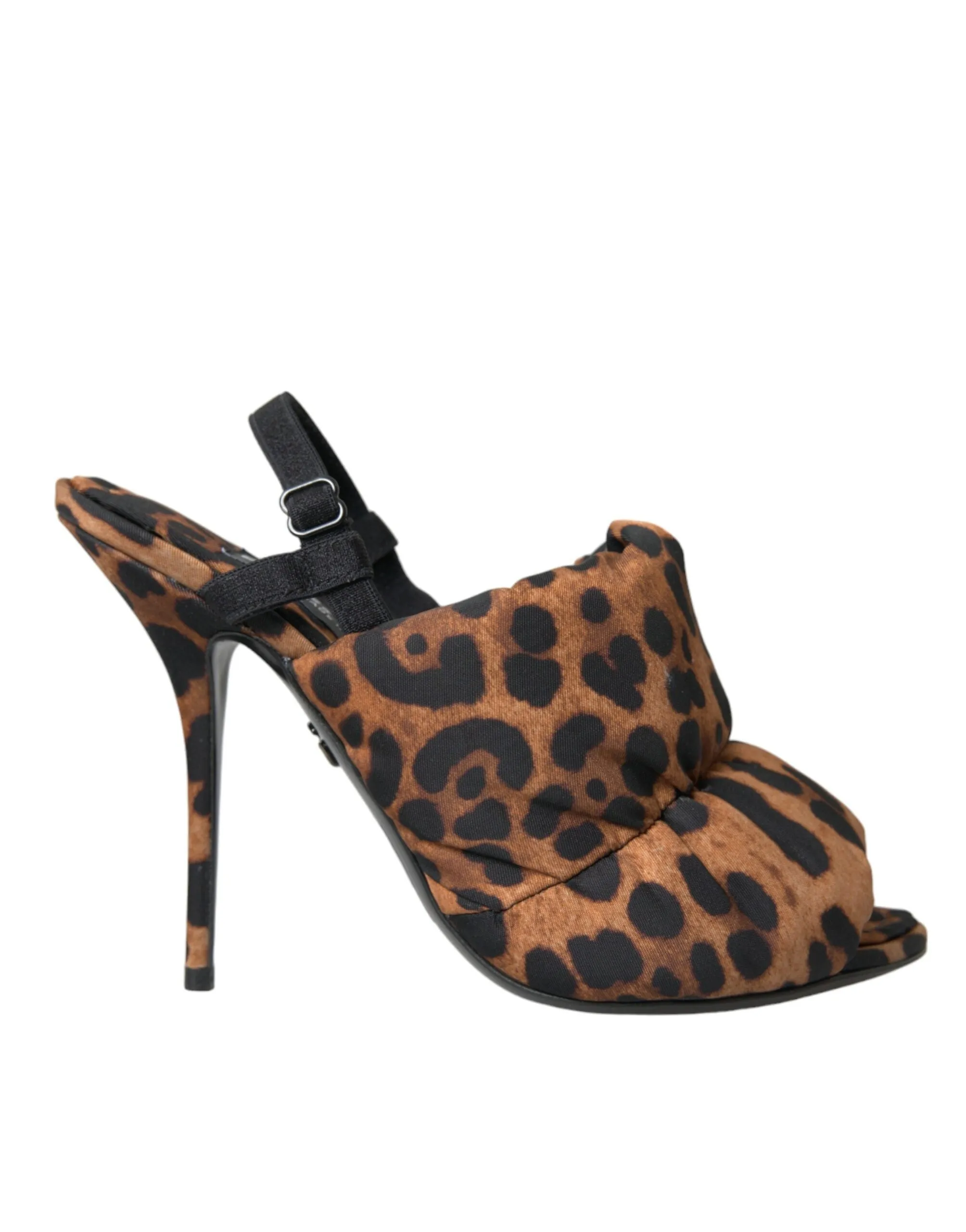 Brown Leopard Slingback Heels Sandals Shoes sold by Louxly