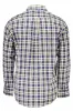 Refined Blue Cotton Long Sleeve Shirt sold by Louxly