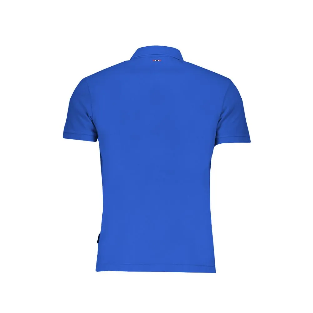 Blue Cotton Polo Shirt sold by Louxly product image thumbnail 2