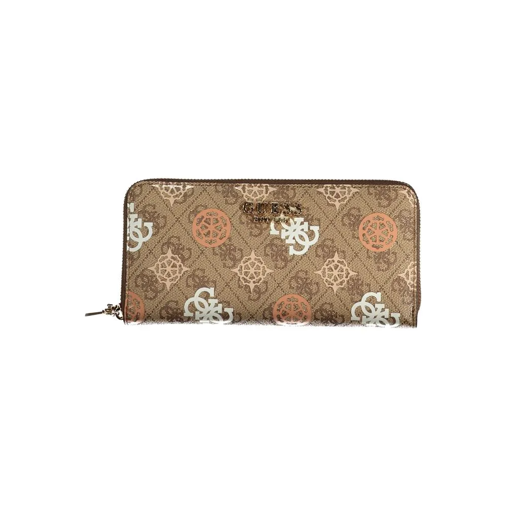 Beige Polyethylene Wallet sold by Louxly