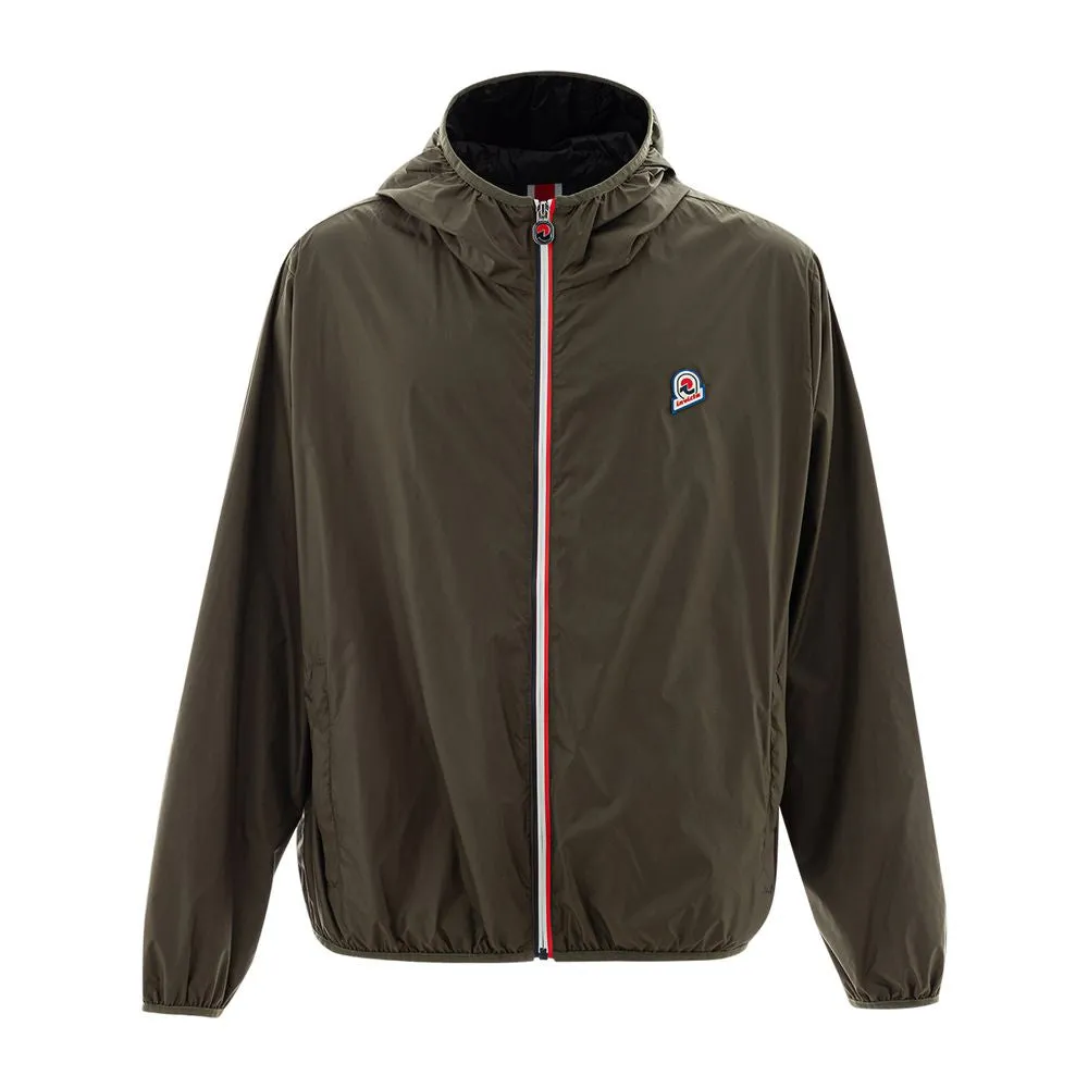 Green Polyamide Jacket sold by Louxly