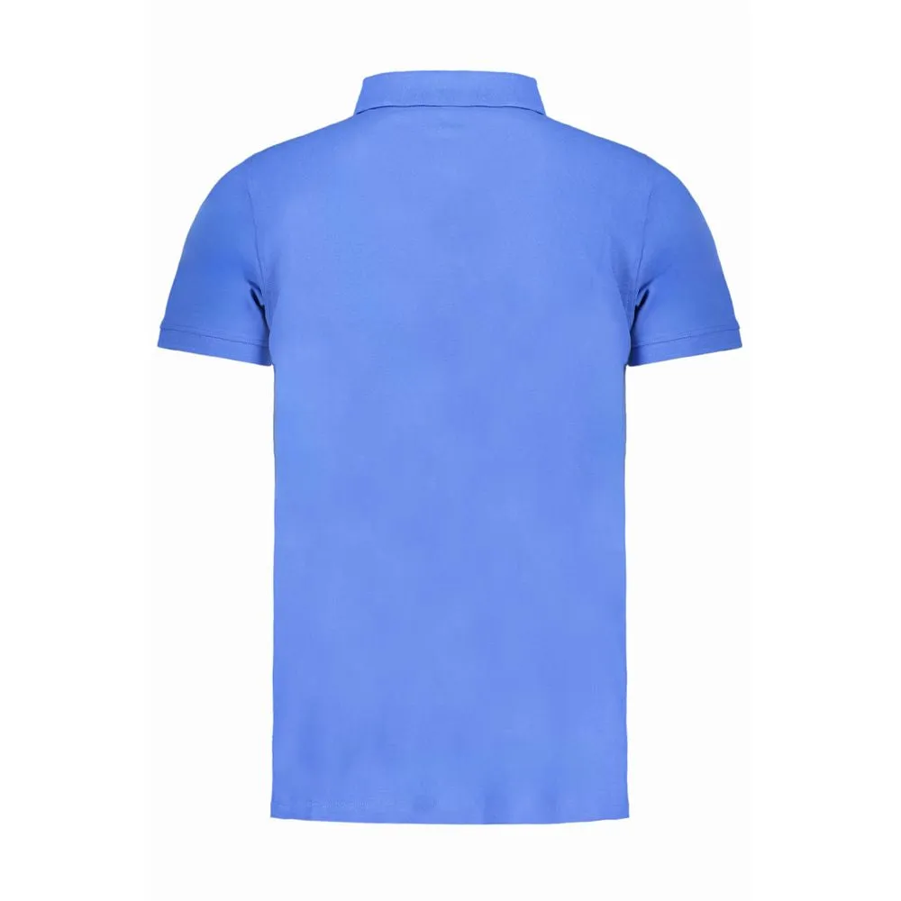 Blue Cotton Polo Shirt sold by Louxly product image thumbnail 2