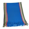 Blue Wool Men Scarf sold by Louxly