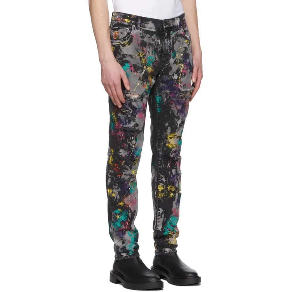 Black Cotton Mens Jeans sold by Louxly product image thumbnail 3