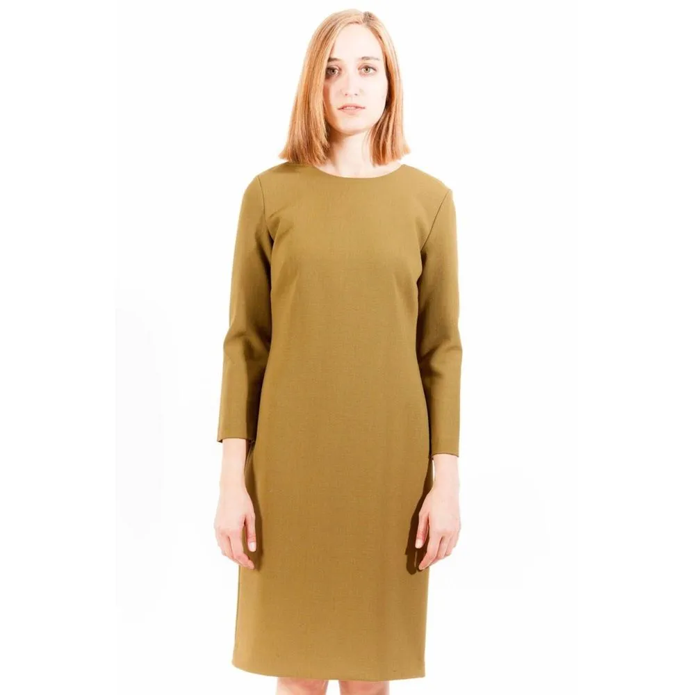 Green Polyester Dress sold by Louxly