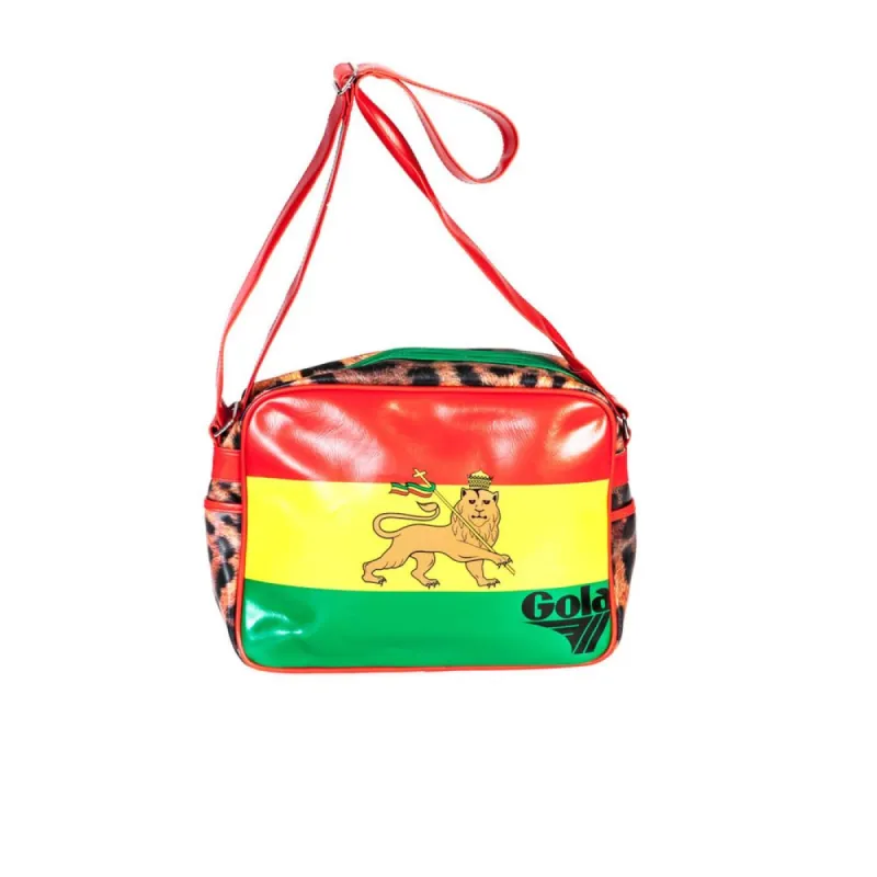 Red Fabric Handbag sold by Louxly
