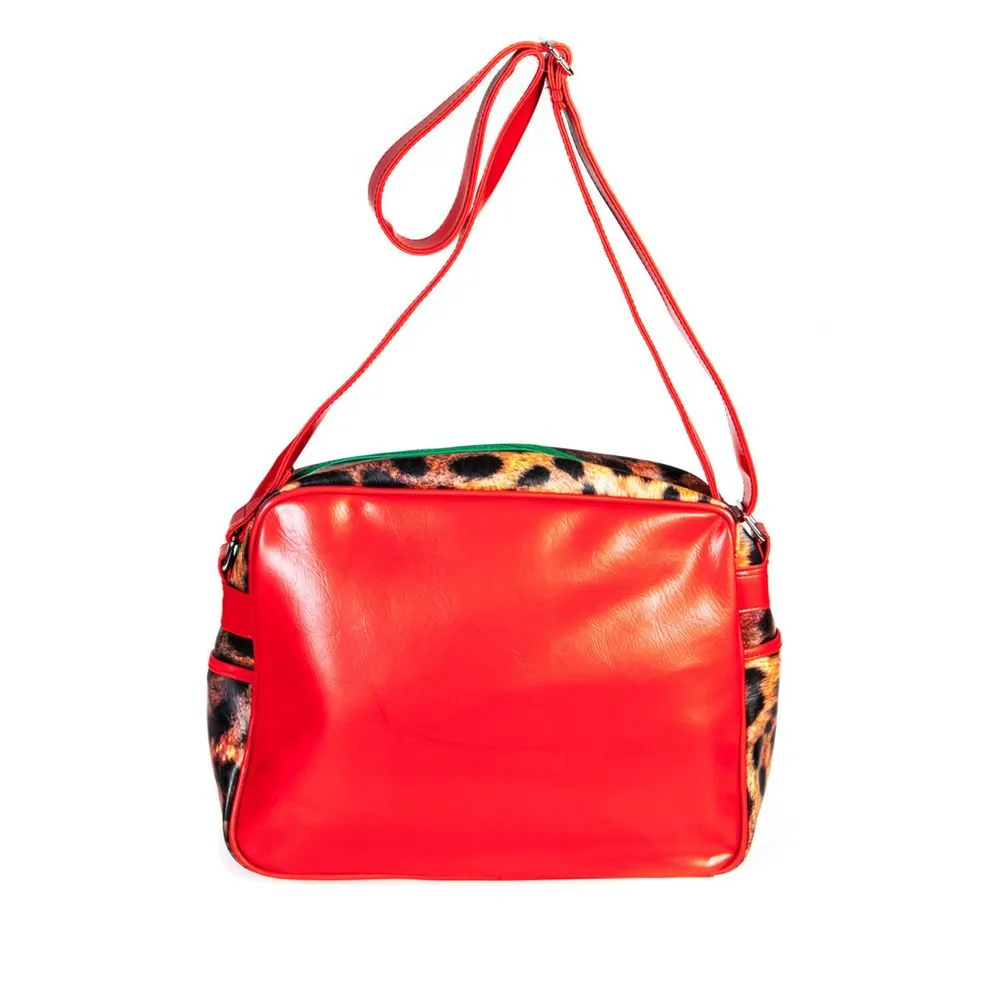 Red Fabric Handbag sold by Louxly product image thumbnail 2