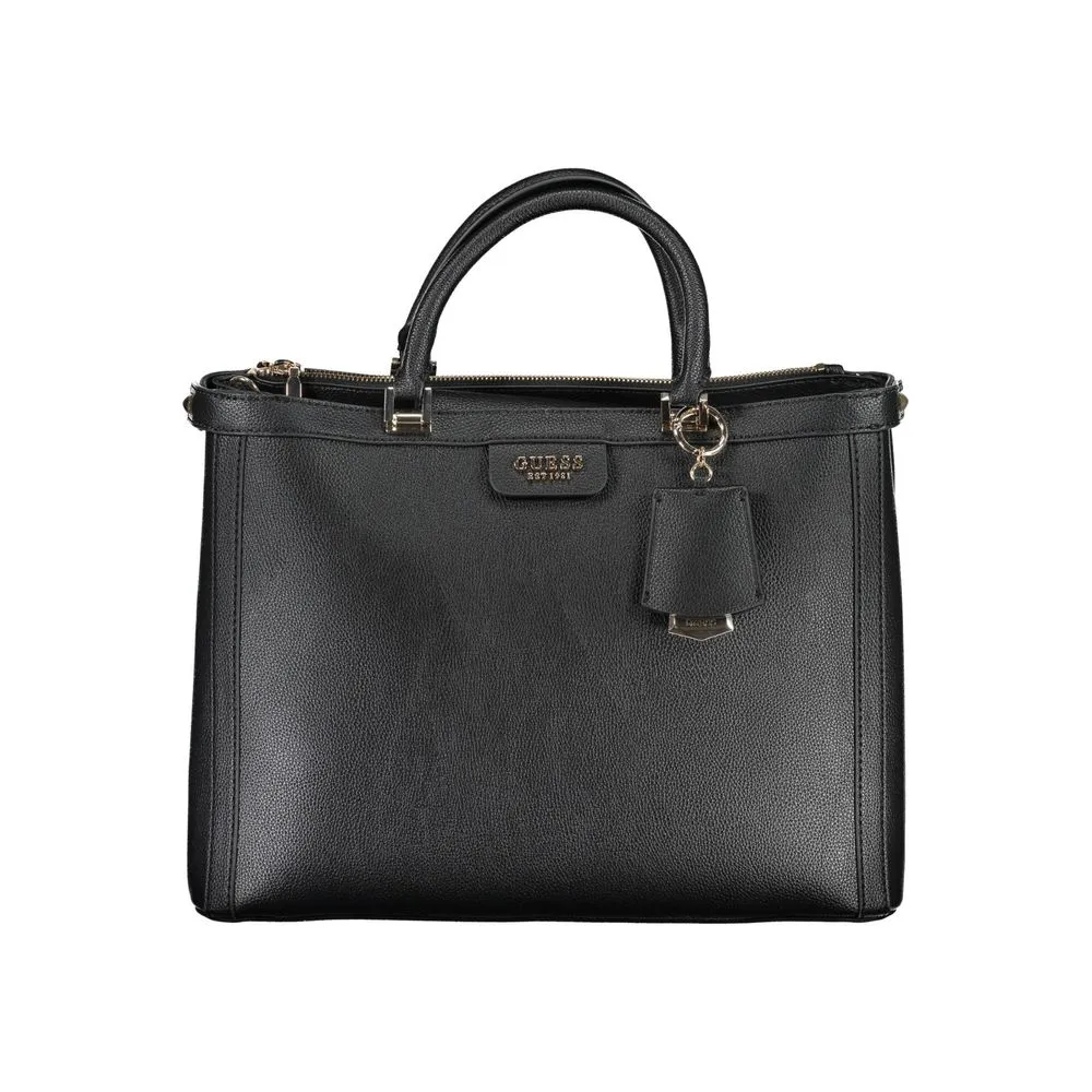 Black Polyethylene Handbag sold by Louxly