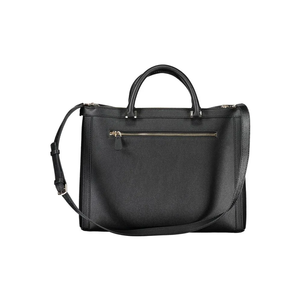 Black Polyethylene Handbag sold by Louxly product image thumbnail 2