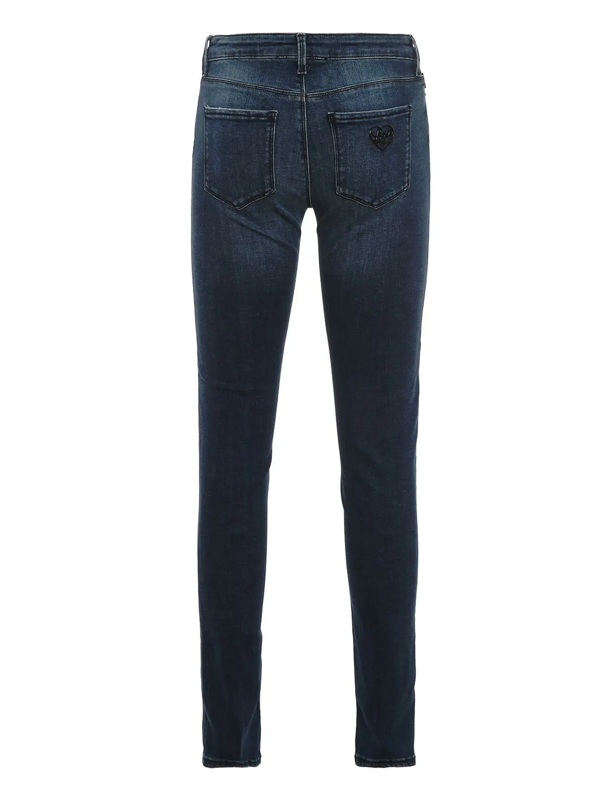 Chic Medium Blue Slim Stretch Jeans sold by Louxly product image thumbnail 2