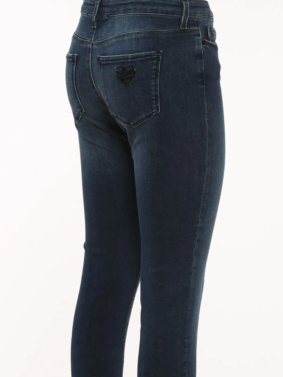 Chic Medium Blue Slim Stretch Jeans sold by Louxly product image thumbnail 3