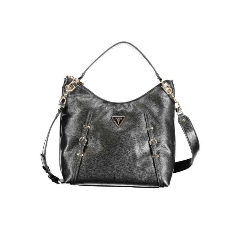Black Polyethylene Handbag sold by Louxly