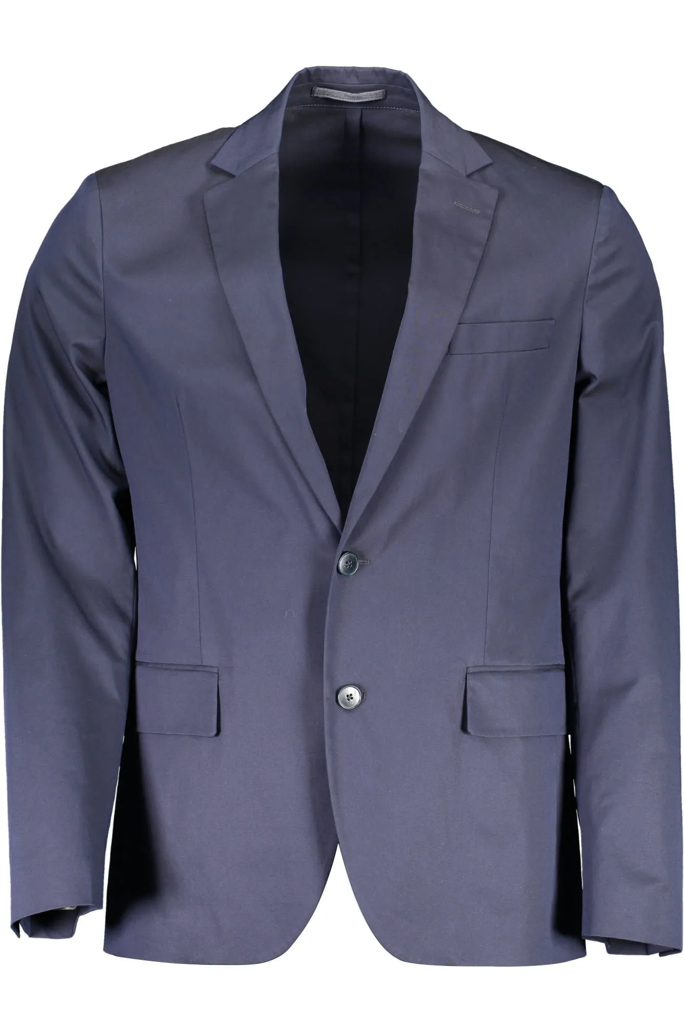Blue Cotton Men Jacket sold by Louxly