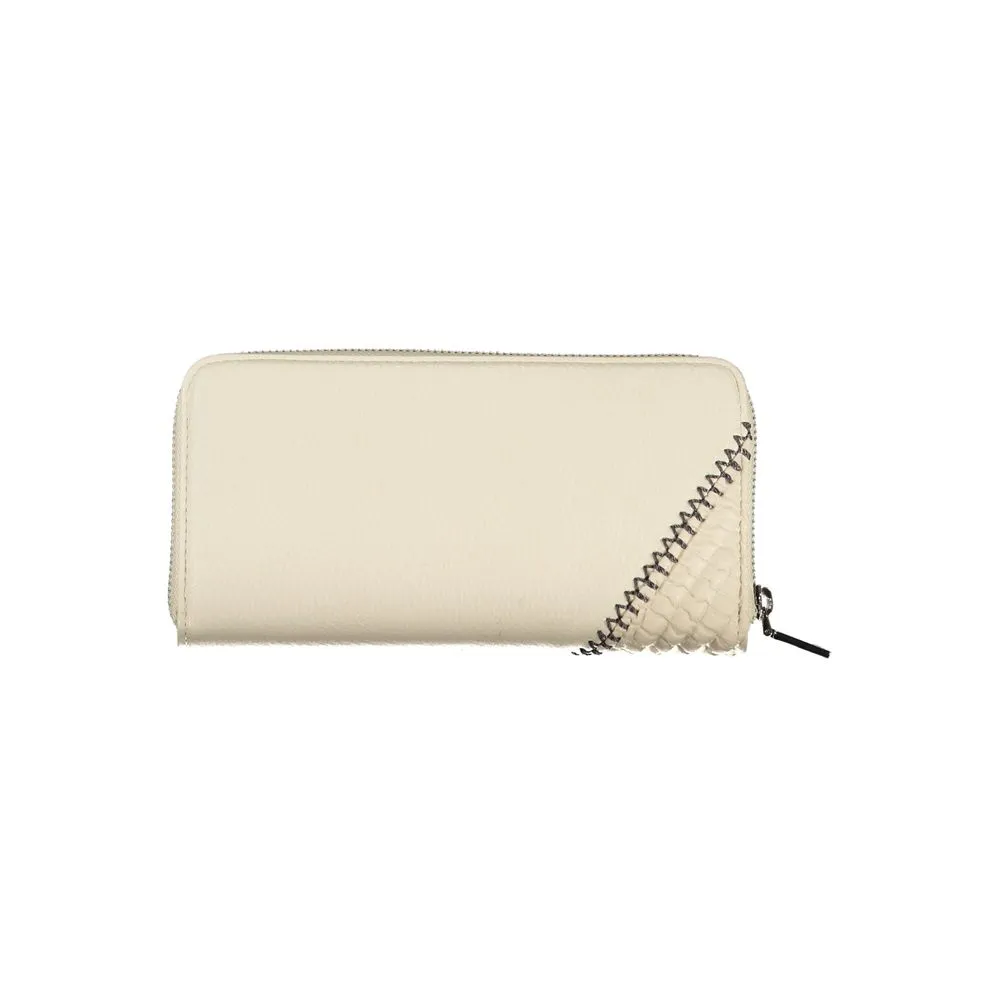 Beige Chic Wallet with Contrasting Accents sold by Louxly product image thumbnail 2