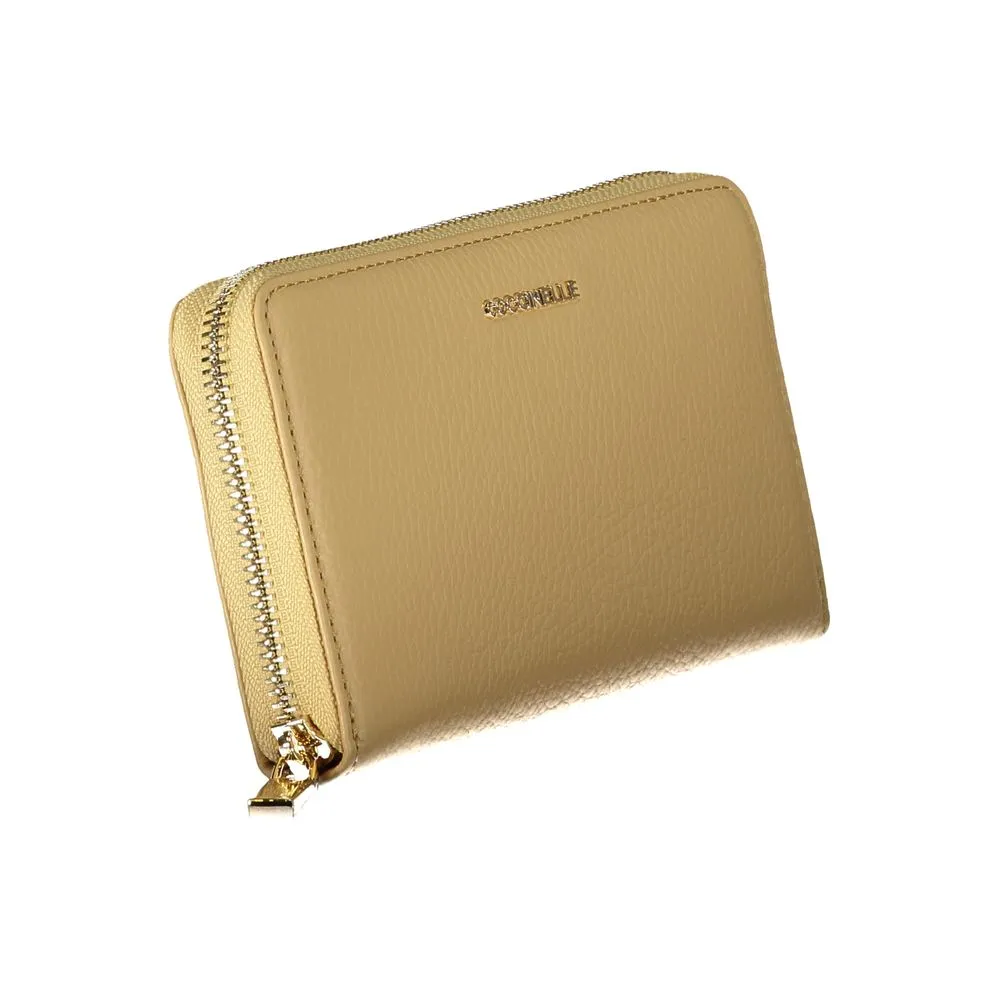 Beige Leather Wallet sold by Louxly product image thumbnail 3