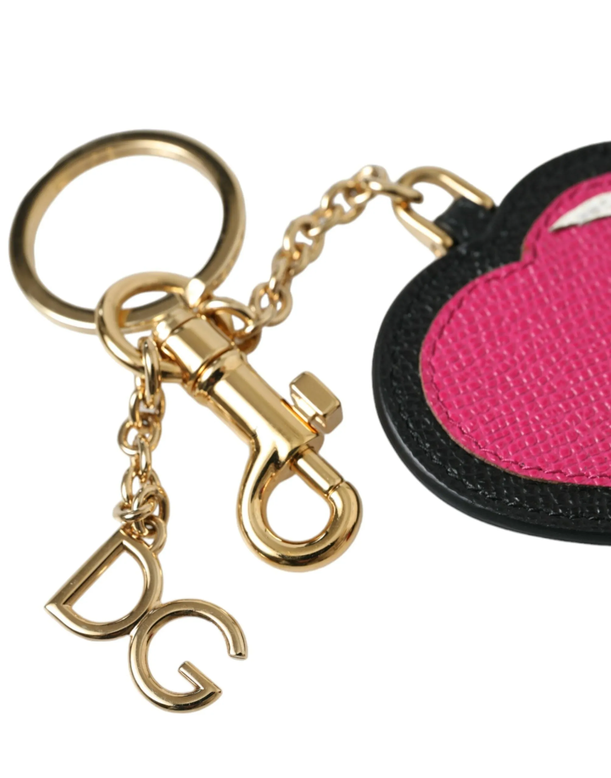 Stunning Gold and Pink Leather Keychain sold by Louxly product image thumbnail 2