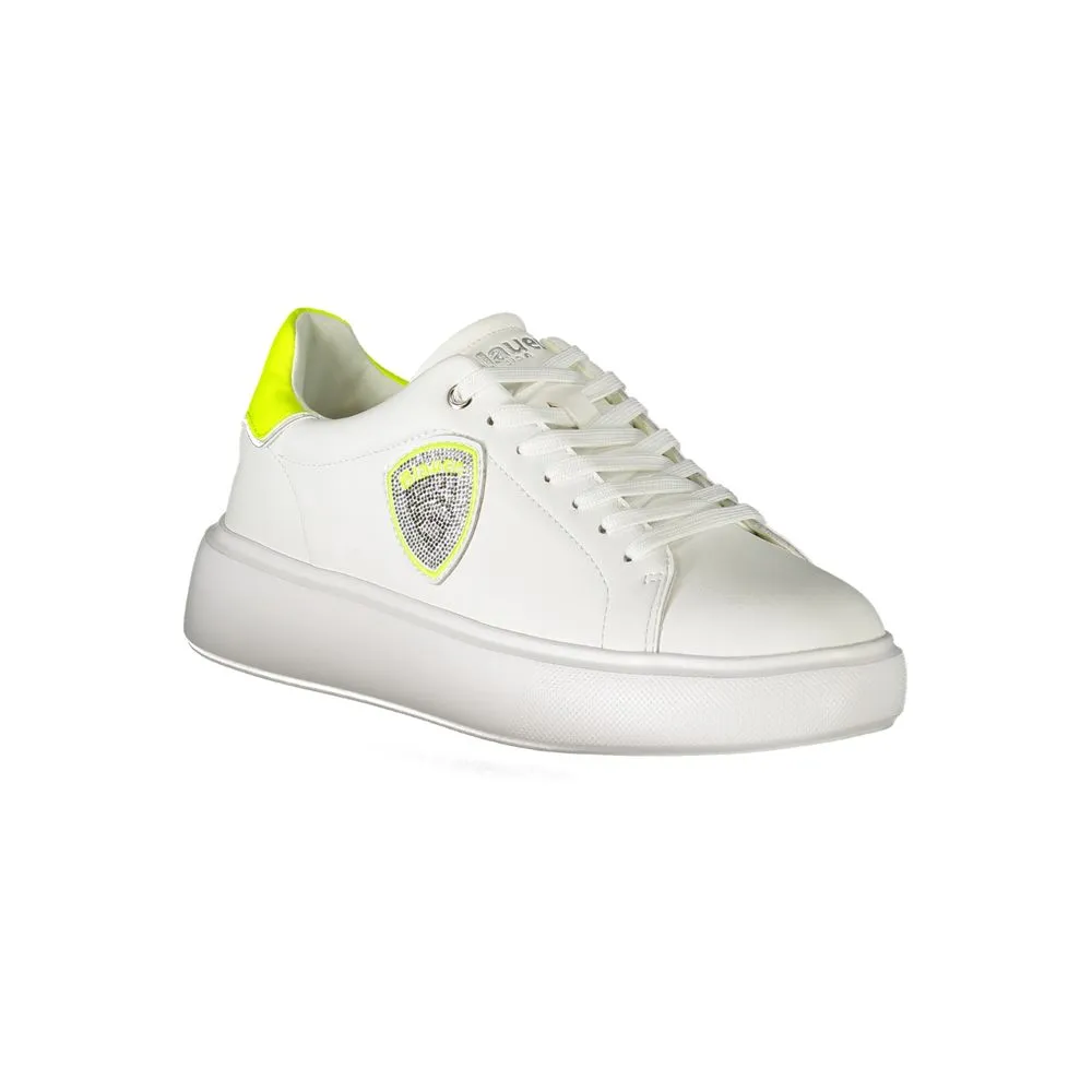 White Polyester Sneaker sold by Louxly product image thumbnail 2