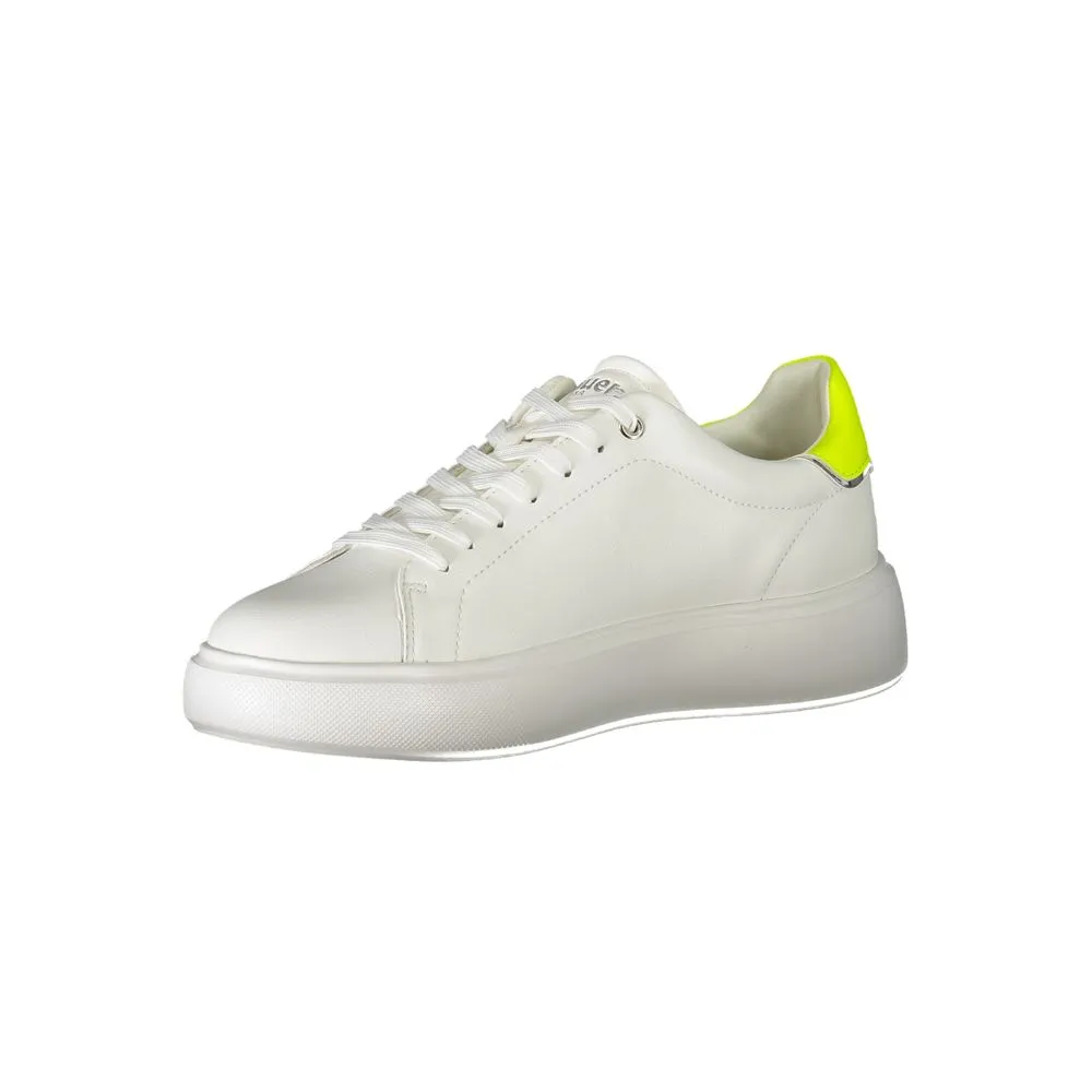 White Polyester Sneaker sold by Louxly product image thumbnail 3