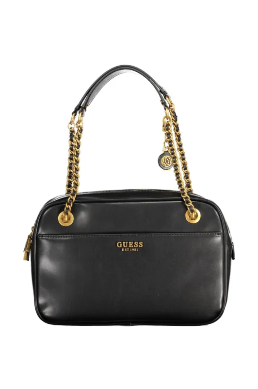 Black Polyethylene Women Handbag sold by Louxly