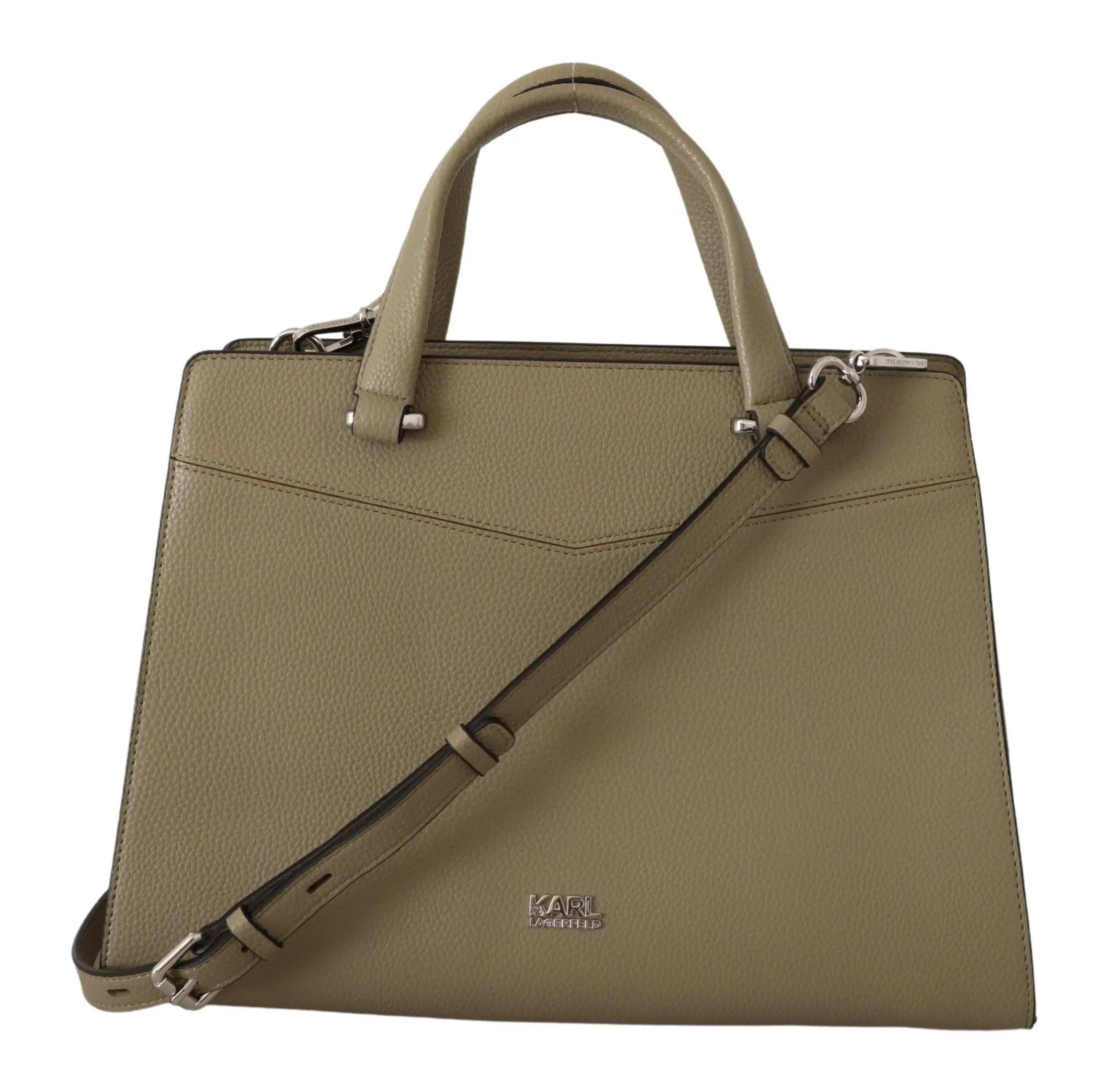 Enchanting Sage Green Leather Tote sold by Louxly