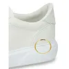 Sleek White Leather Sneakers sold by Louxly