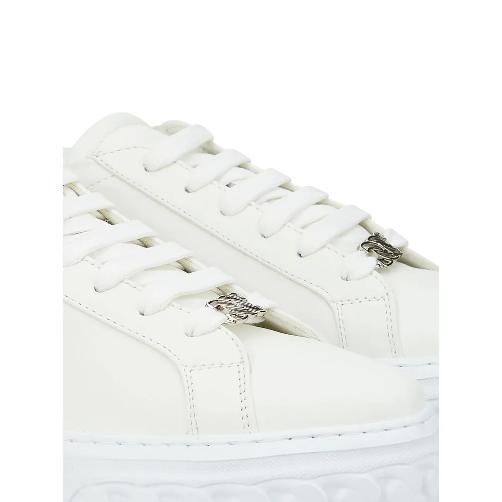 Sleek White Leather Sneakers sold by Louxly product image thumbnail 4