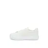 Sleek White Leather Sneakers sold by Louxly