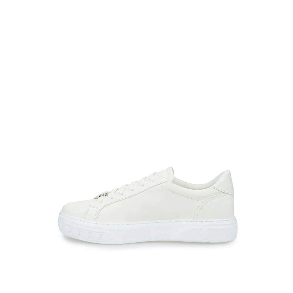 Sleek White Leather Sneakers sold by Louxly product image thumbnail 2