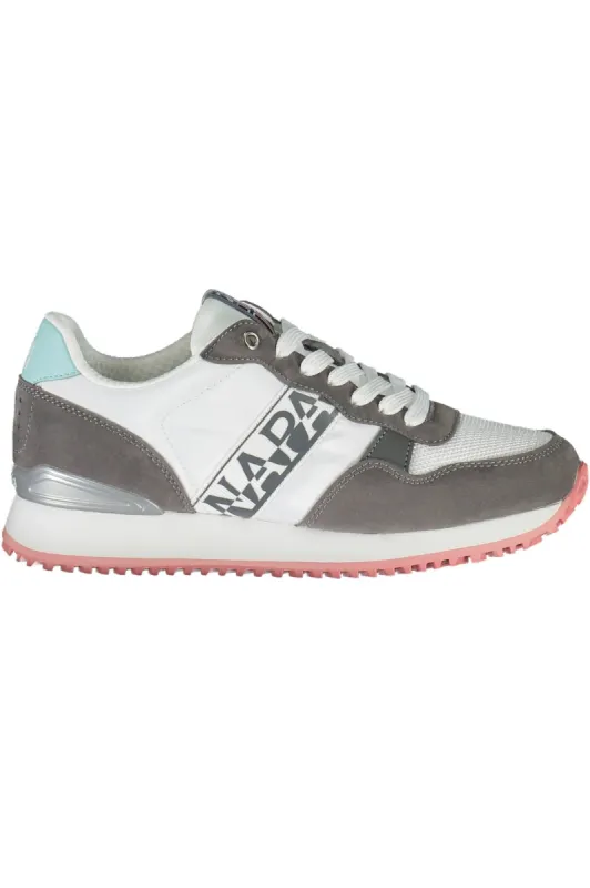 White Polyester Women Sneaker sold by Louxly