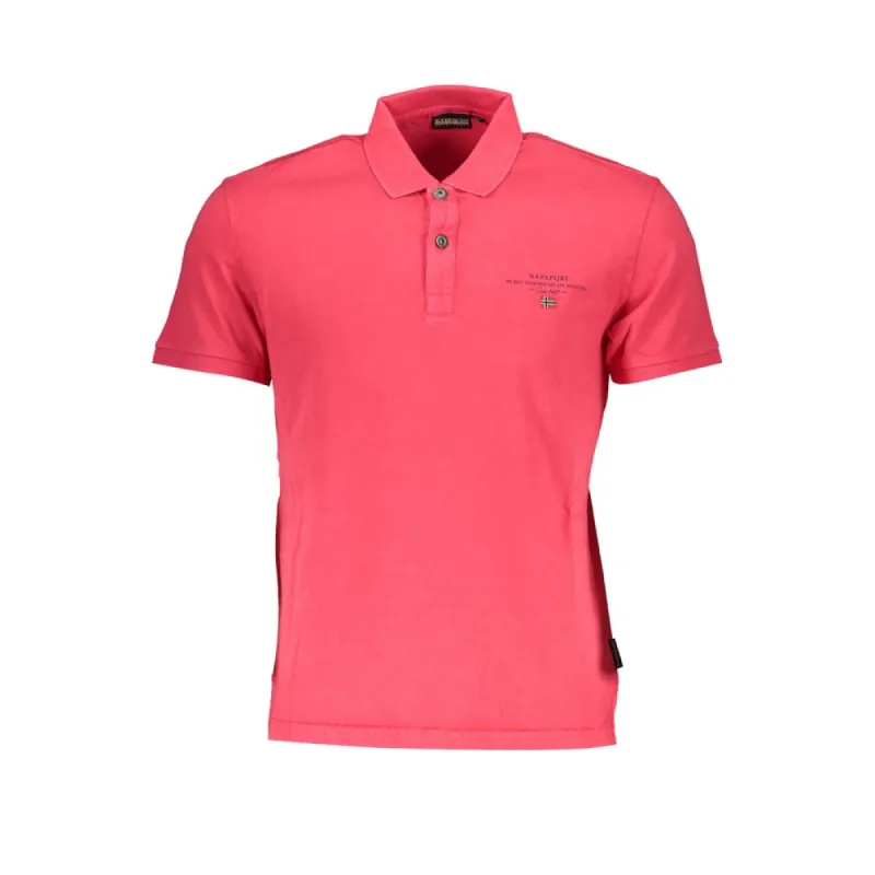 Pink Cotton Polo Shirt sold by Louxly