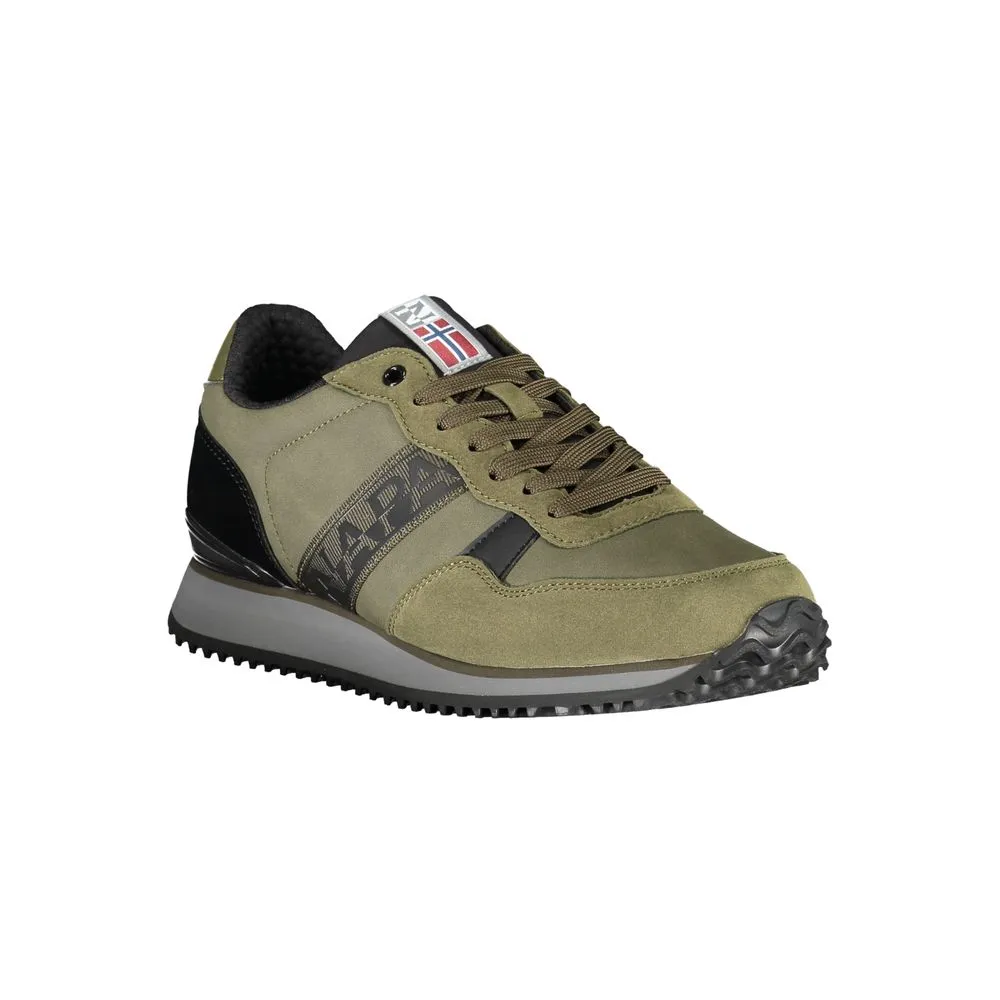 Contemporary Green Laced Sneakers sold by Louxly product image thumbnail 2